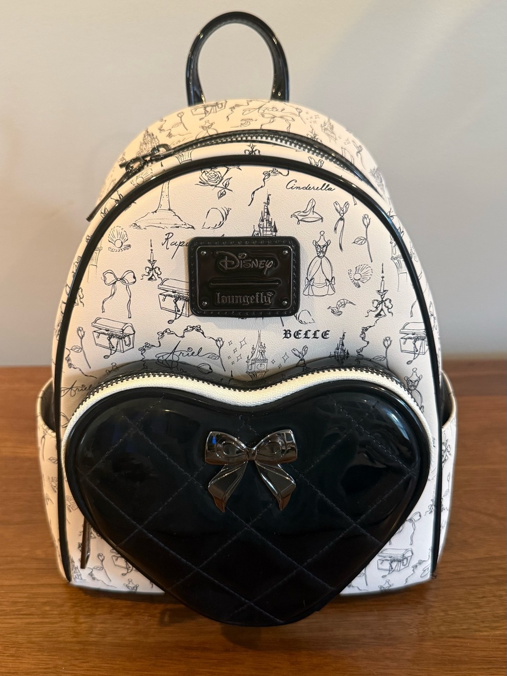 NWT Disney Princess Sketch Icons Mini Backpack Loungefly